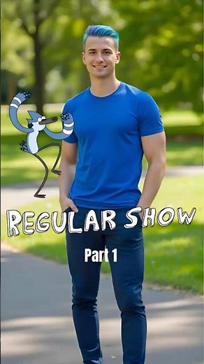 Regular Show Characters as Humans! 🦅🦝 AI Transformation 💪💥 #ai #regularshow #cartoonnetwork