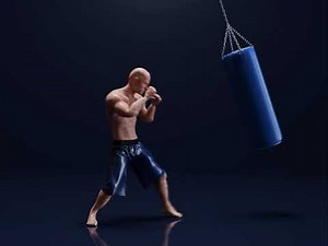 boxing c4d animation