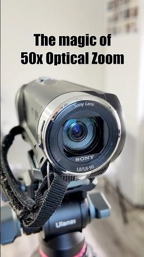 Optical zoom peaked with camcorders