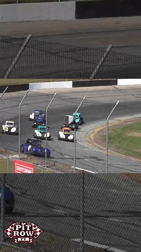 Driver is OK! Things are getting wild in heat race action at #NSTC! U.S. Legend Cars International and INEX Dells Raceway Park #DRP #PRTV #NSTC | Pit Row TV