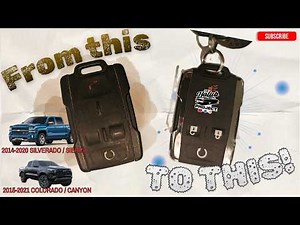 Chevy Silverado / Colorado Key Fob replacement DIY #Glowup #update