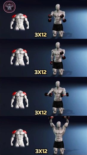 Dumbbell Front Shoulder Workout | Build Bigger & Stronger Shoulders