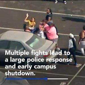 Campus chaos as multiple fights break out, today on the KTLA 5 Morning News at 5 a.m. | KTLA 5 News | Facebook
