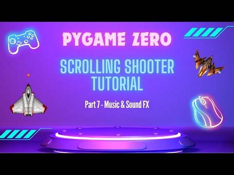 Make a Space Shooter Game in Python (Pygame Zero Tutorial Part 7: Add Music & Sound FX)
