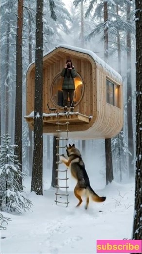 She Watches and Photographs Wolves From Above