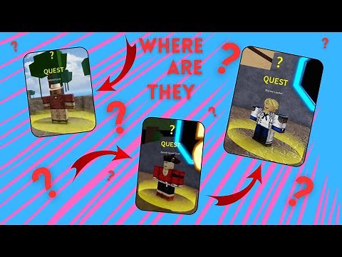 ALL QUEST LOCATIONS (First Sea) - Blox Fruits