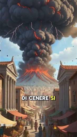 Il giorno in cui una città romana sparì in poche ore #storia #pompei #roma #vesuvio #shorts