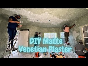 DIY Matte Venetian Plaster TUTORIAL