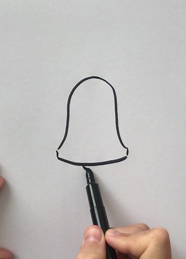 How to Draw a Bell Step by Step