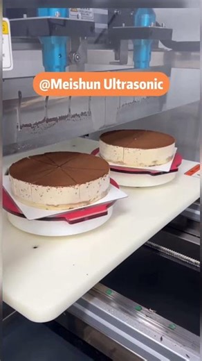 Round cake automatic cutting machine - portion control