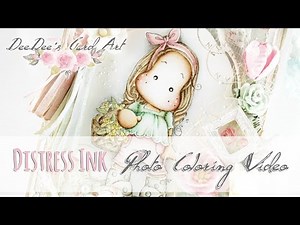 Distress Inks Coloring Video: Tilda with Dotted Boots