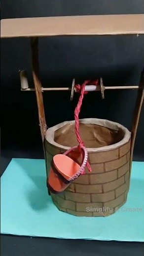 DIY Well Model | Easy Well Model for School Project, Holiday Homework | How to make easy well model