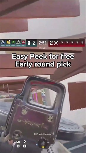 Easy Peek for free Early round pick #rainbowsixsiege #R6s #siege