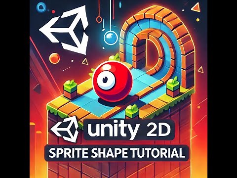 Unity 2D Sprite Shape Tutorial | Create curved organic Levels in Unity #2dgame