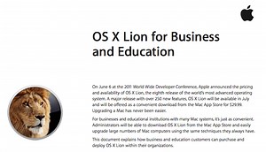 Apple reveals Mac OS X Lion, Server prices for business and education | AppleInsider