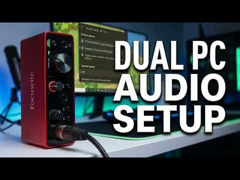 Two PCs One Microphone Setup