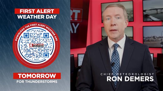 KTIV is issuing tomorrow as a First Alert Weather Day due to severe weather potentially producing large hail and damaging wind gusts. Stay tuned to KTIV and make sure you download the KTIV First Alert Weather App to receive live updates as they come into the KTIV Weather Center. Download here: https://www.ktiv.com/page/get-the-ktiv-weather-app/ | KTIV News 4
