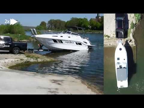 Größtes trailerbares Boot selbst slippen - SRX30 -Yachtline- mit x35v Alutrailer