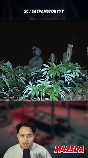 Viral!! Penampakan Pocong Penjaga Kebun! #M4zsda #Horror #Reaction #Ghost #Viral