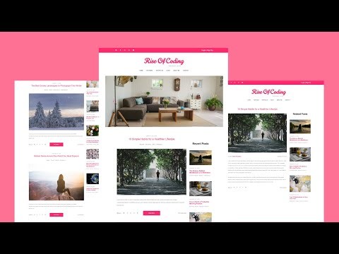 React Blog Website Tutorial | with React & TypeScript | ReactJs Projects for Beginners