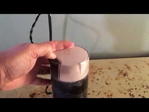Using coffee grinder to grind egg shells for garden