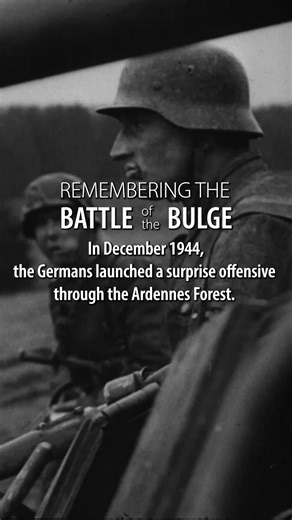 In December 1944, the Germans launched a surprise offensive through the Ardennes Forest. Bastogne—a small Belgian town where seven key roads converged—became a critical objective. Between Dec. 17 and 18, the 101st Airborne Division was alerted and rushed in by truck to hold the crossroads at all costs. They won the race to Bastogne, but within days were surrounded. Cut off from supplies, the defenders faced blistering cold, shortages of food and ammunition, and constant German attacks. On Dec. 2