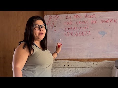 English lessons with the neighbor 😂