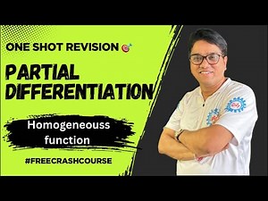 Partial Differentiation | Homogeneous Functions One Shot Revision 🎯 | Live Lecture #M1