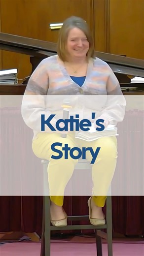Katie’s Story: When Grace Finds You Katie grew up at Bethany Church, baptized as a baby and bold in her faith from the start — even telling the garbage man about Jesus at age three. But behind that early passion, deep wounds from childhood and teen years were growing. In her twenties, Katie turned to prescription pills to numb the pain. Addiction took hold for nearly a decade. She lost her way — stealing, losing housing, and eventually spending time in jail. But God never gave up on her. A Betha