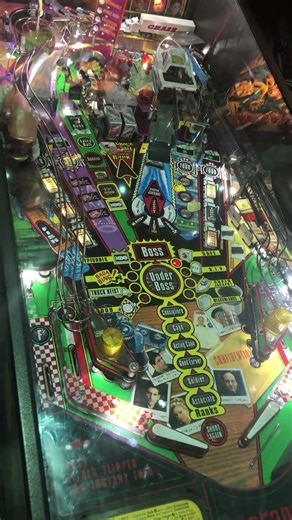 Playing The Sopranos Pinball (2005 Stern) at Emporium Arcade | Area15 Las Vegas