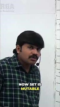 Sets Explained: Unique Objects, No Duplicates, Mutable vs Immutable #shorts