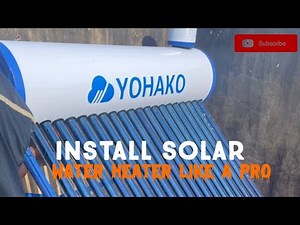 How to Install a Solar Water Heater | Step-by-Step Tutorial for Beginners 🔧☀️”