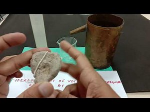 MEASUREMENT OF VOLUME OF IREREGULAR SOLID OBJECT BY EURAKA CAN METHOD | PHYSICS DEMONSTRATION