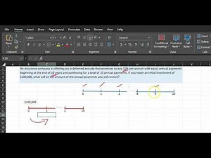 Evaluating Deferred Annuities in Excel | Sample CFA Level 1 Quantitative Methods Question