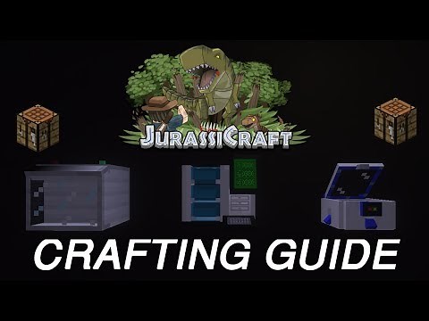 JurassiCraft 2.0 Crafting Guide: How to craft Cleaning Station, Fossil Grinder, DNA Sequencer