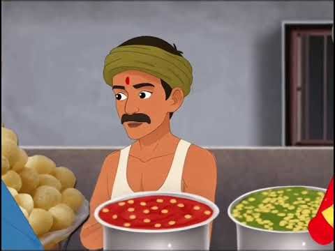 Emandar pani puri wala | cartoon video | kahani video cartoon #viral #cartoon #kahaniya #stories