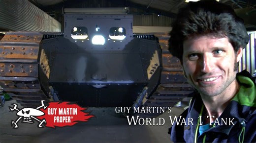 The day Guy Martin brought his WW One tank to life