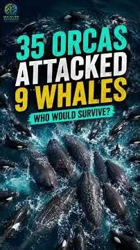 35 Orcas vs 9 Sperm Whales The Ocean Battle That Shocked Researchers