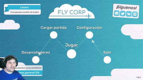 Fly Corp creando mi propia flota de aviones impresión gameplay español