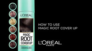 L'Oreal Paris Magic Root Cover Up Gray Concealer Spray, Dark Brown, 2 oz.(Packaging May Vary)