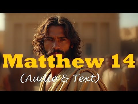 Matthew 14 | KJV AUDIO BIBLE (With Text & Images)