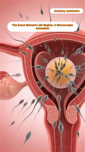 The Exact Moment Life Begins: A Microscopic Animation | Anatomy Aesthetics | Guts Health