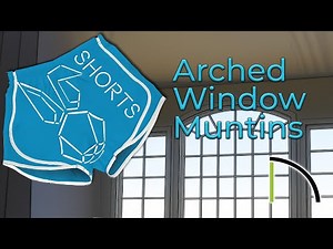 Custom Muntins In Arched Window Using Chief Architect X15