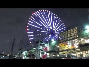 4K写真で見る【天保山マーケットプレイスと観覧車】