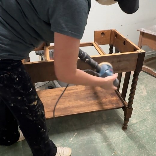 289K views · 6.7K reactions | Gave this old and weary library table a rustic and charming makeover | Salvaged Inspirations | Facebook