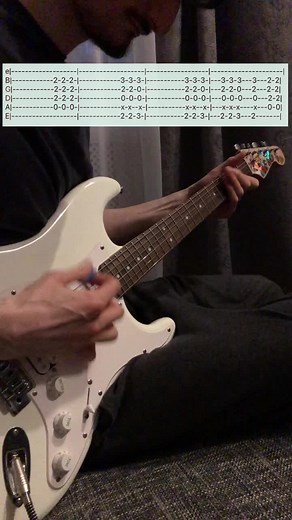 1/10 Highway to hell. Top 10 riffs for beginners #AC/DC #highwaytohell #guitartutorial #guitarcover