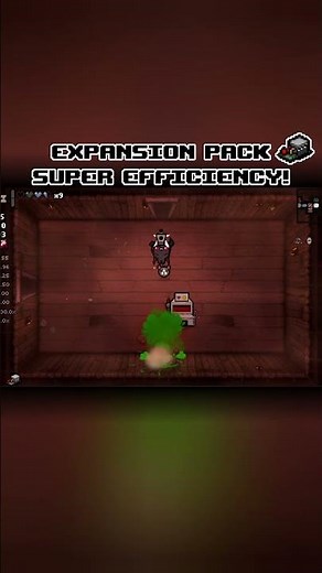 Expansion Pack Super Efficiency! #bindingofisaac #gaming #tboi