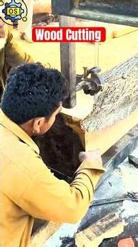 Fast Wood Cutting Machine For Carpentry Shop #woodworking