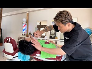 シェービング、顔そり5【理容室、散髪屋、床屋】