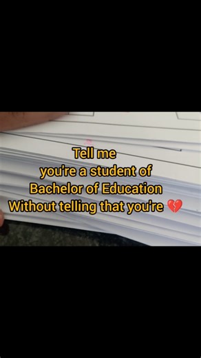 B.Ed assignments❌ Never ending task💔✅